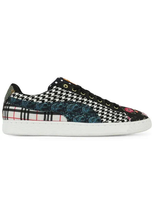 Кроссовки court culture sneakers black/white/yellow/red/blue Puma — изображение 2 из 4