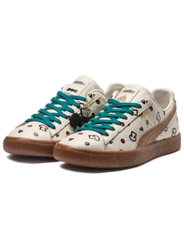 Кроссовки tyakasha x clyde 'birch' Puma — изображение 3 из 4, коричневый