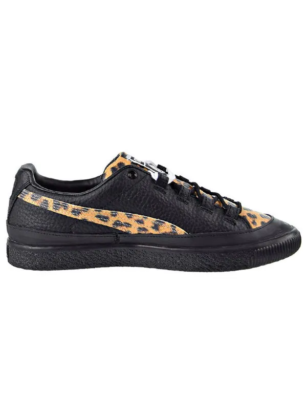 Кроссовки x volcom x billy's clyde rt 'leopard print - black' Puma — изображение 3 из 4, черный/черный/белый