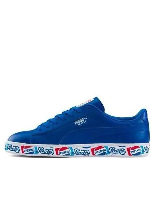 Кеды PUMA X PEPSI Basket Logo 'Blue' — изображение 1 из 4, синий