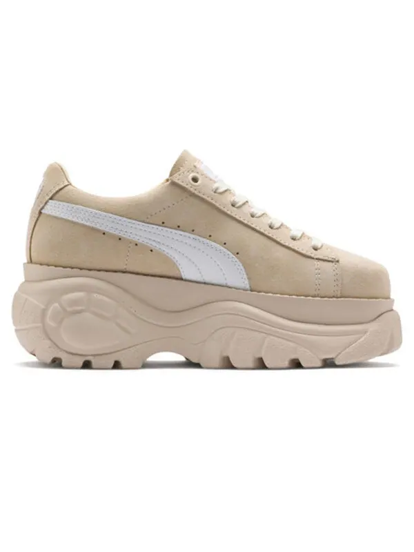 Кроссовки buffalo x suede classic 'beige white' Puma — изображение 2 из 4, белый