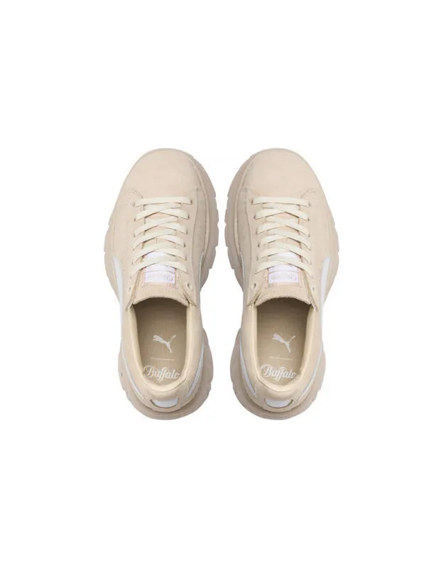 Кроссовки buffalo x suede classic 'beige white' Puma — изображение 3 из 4, белый