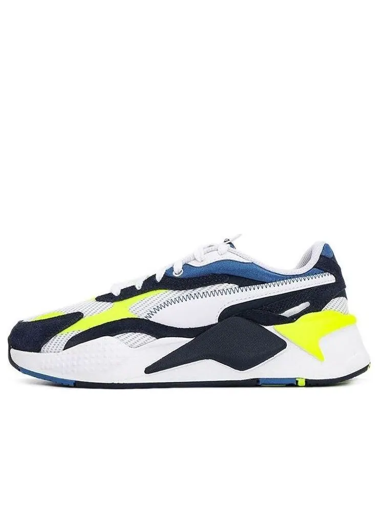 Спортивные кроссовки PUMA RS-X3 Twill 'Air Mesh - White Peacoat' — изображение 1 из 4, белый