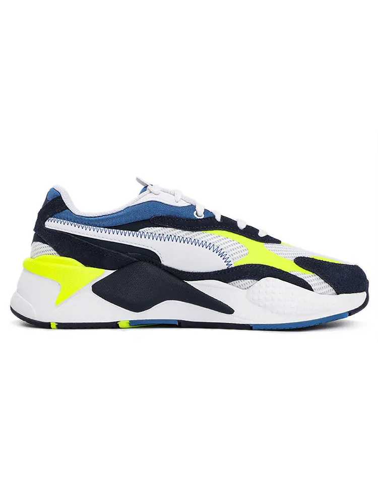 Спортивные кроссовки PUMA RS-X3 Twill 'Air Mesh - White Peacoat' — изображение 2 из 4, белый