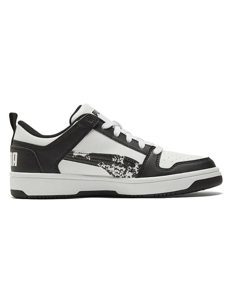 Кеды PUMA Rebound LayUp Low 'Black White Camo' — изображение 2 из 5, черный