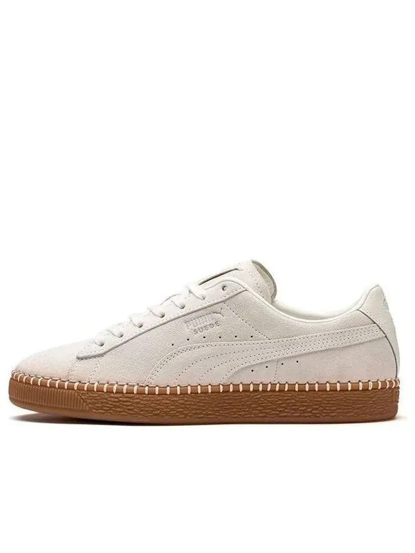 Кроссовки suede classic blanket stitch 'whisper white' Puma — изображение 1 из 4, белый