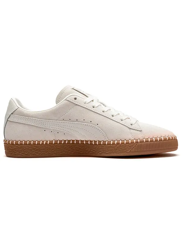 Кроссовки suede classic blanket stitch 'whisper white' Puma — изображение 2 из 4, белый