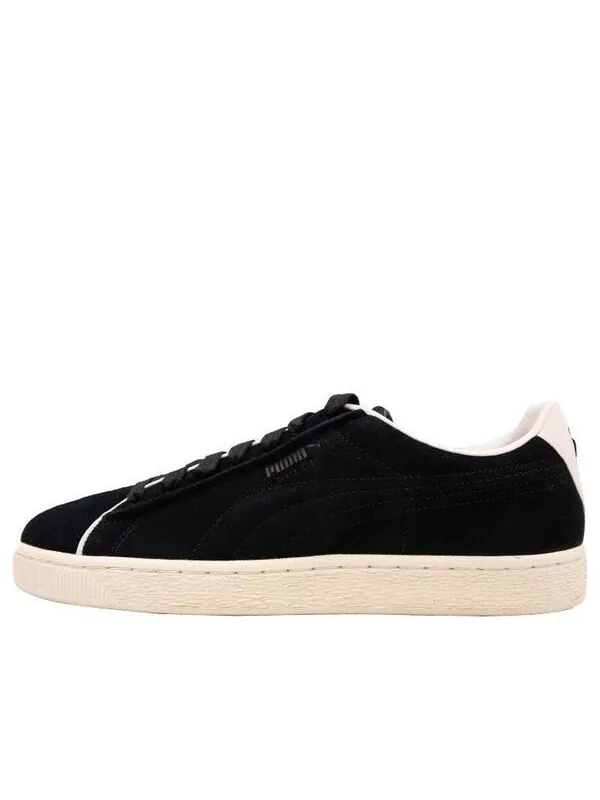 Кроссовки suede classic raised formstrip 'black' Puma — изображение 1 из 4, черный