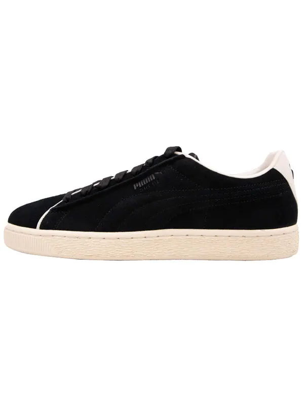 Кроссовки suede classic raised formstrip 'black' Puma — изображение 2 из 4, черный