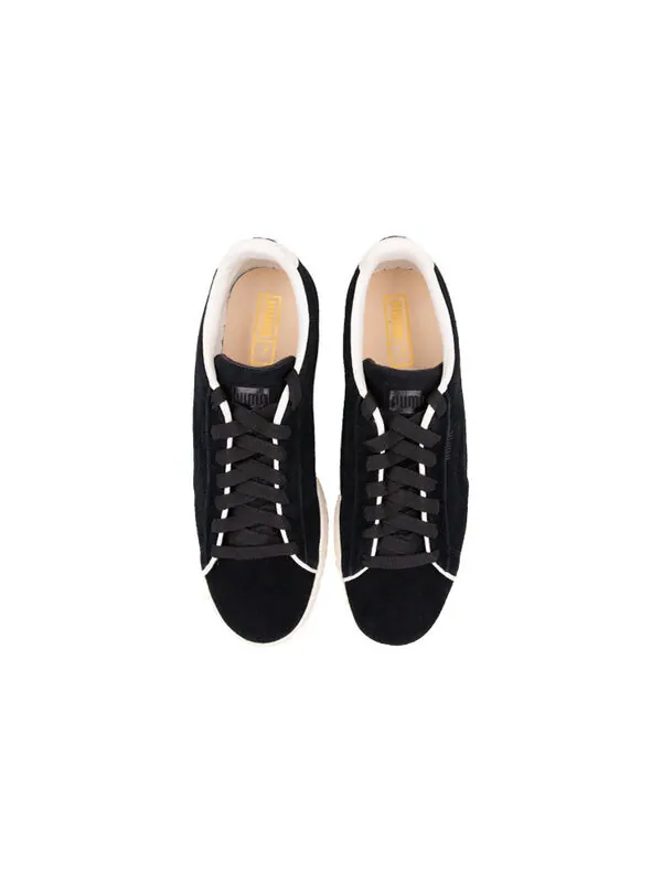 Кроссовки suede classic raised formstrip 'black' Puma — изображение 4 из 4, черный