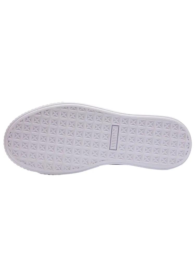 Кеды PUMA Sneakers Suede Platform Dots Jr 'Silver' — изображение 5 из 5, серебряный