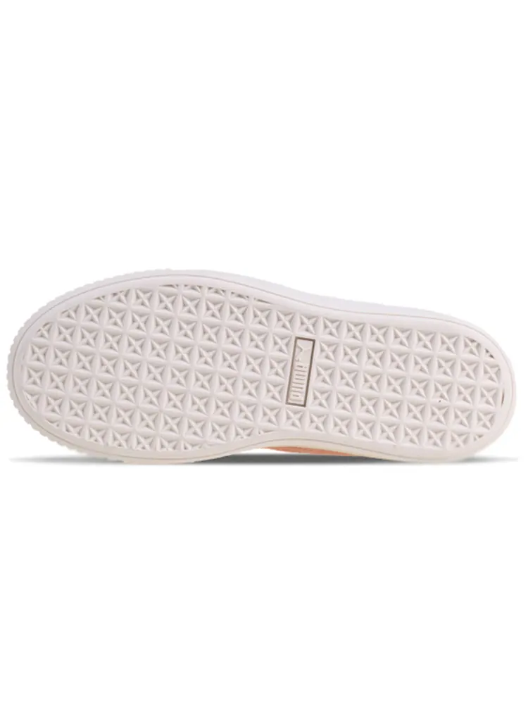 Кеды PUMA Suede Platform Super Jewel (Big Kid) Pink — изображение 4 из 4, розовый