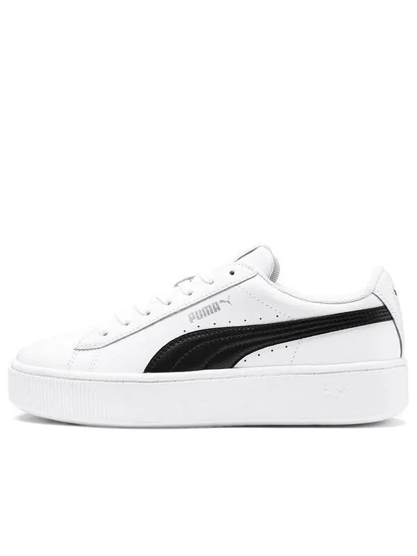 Кроссовки vikky stacked 'white black' Puma — изображение 1 из 4, черный/белый