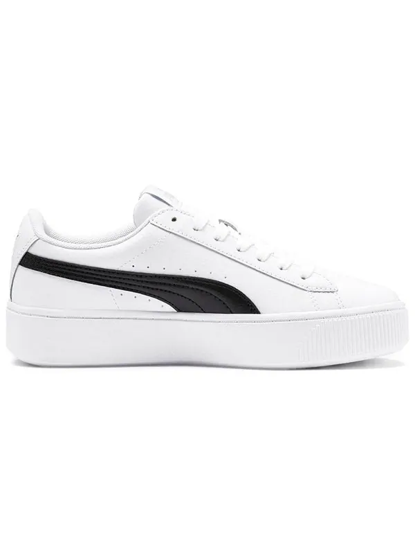 Кроссовки vikky stacked 'white black' Puma — изображение 2 из 4, черный/белый