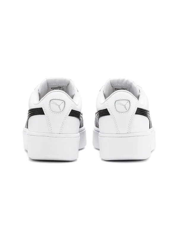 Кроссовки vikky stacked 'white black' Puma — изображение 4 из 4, черный/белый