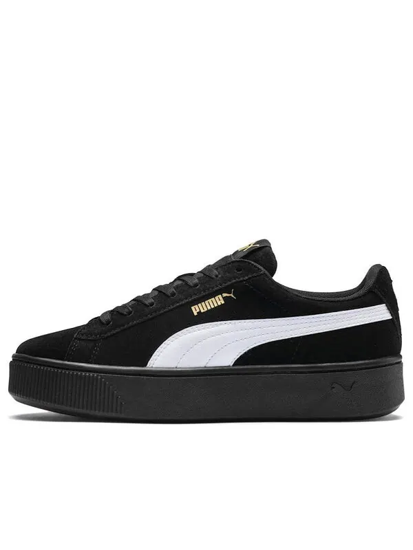 Кроссовки vikky stacked retro casual skateboarding shoes black Puma — изображение 1 из 4, черный