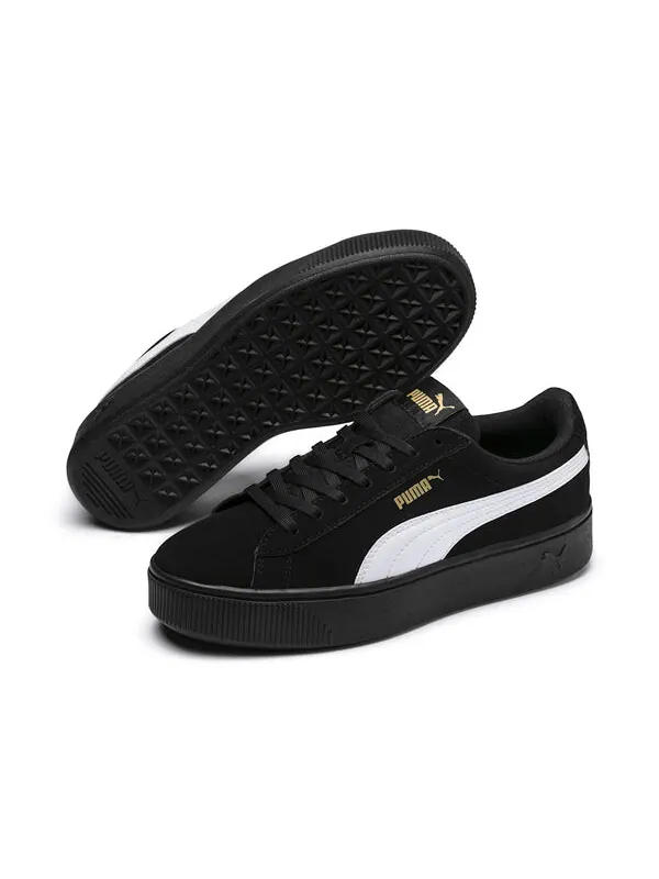 Кроссовки vikky stacked retro casual skateboarding shoes black Puma — изображение 2 из 4, черный