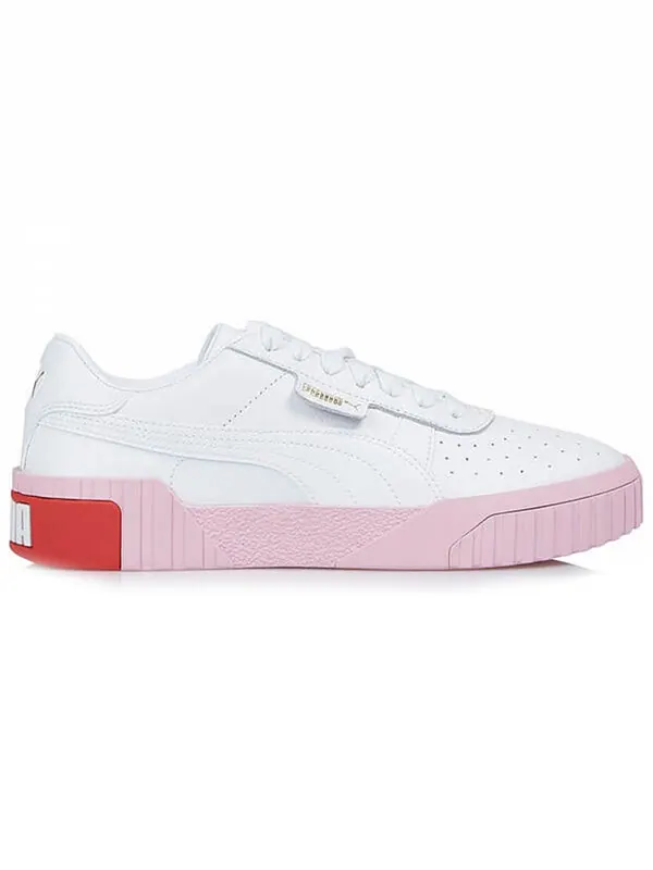 Кроссовки cali 'white' Puma — изображение 2 из 4, розовый/белый