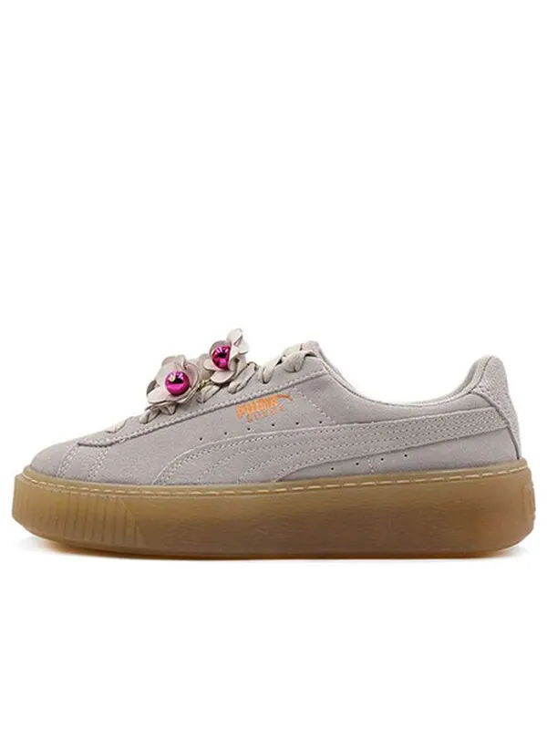 Кроссовки (WMNS) PUMA Platform Flower Tassel 'White' — изображение 1 из 4, белый