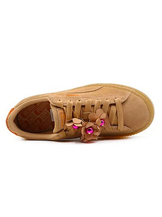 Кроссовки platform flower tassel 'brown' Puma — изображение 3 из 4, коричневый