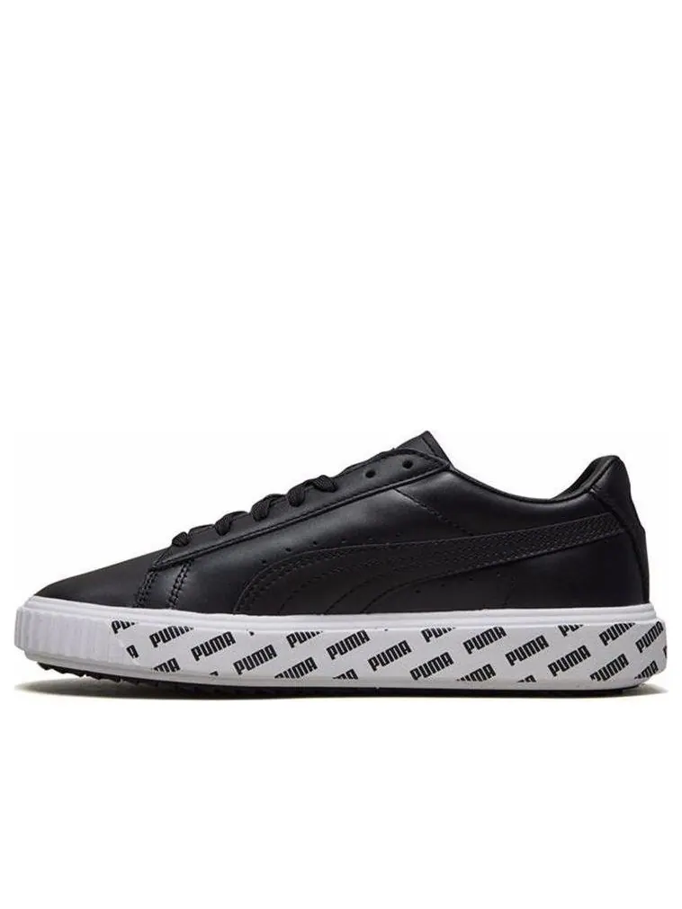 Кеды PUMA Breaker Retro Low Top Casual Skate Shoes Unisex Black — изображение 1 из 5, черный