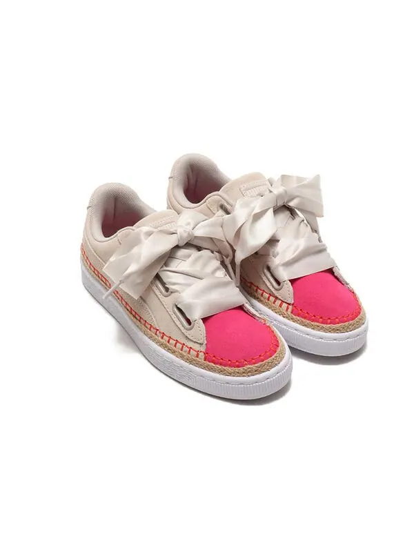 Кроссовки suede heart sneakerdrille Puma — изображение 3 из 4, розовый
