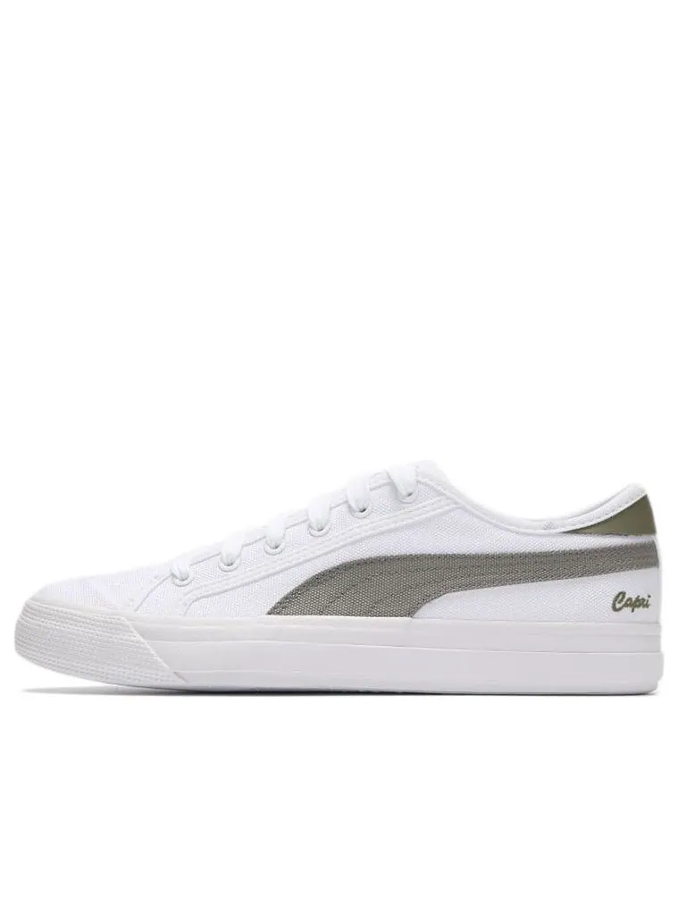Кеды PUMA Capri 'White Burnt Olive' — изображение 1 из 5, белый