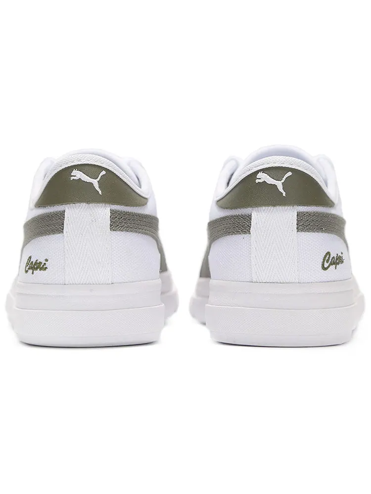 Кеды PUMA Capri 'White Burnt Olive' — изображение 4 из 5, белый