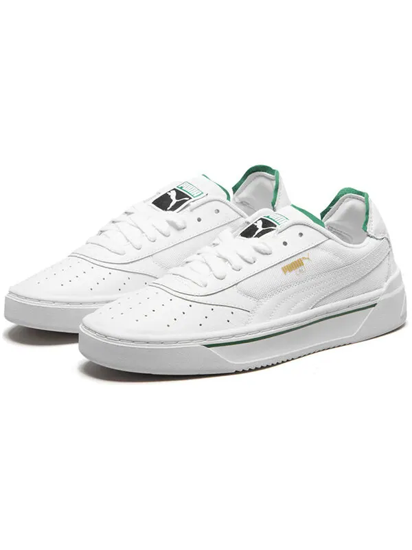Кроссовки cali retro low top skate shoes white green Puma — изображение 2 из 4, белый/зеленый
