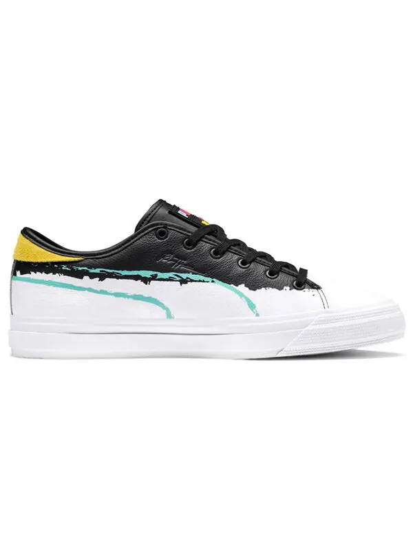 Кроссовки bradley theodore x capri 'white black' Puma — изображение 2 из 4, белый/черный/желтый