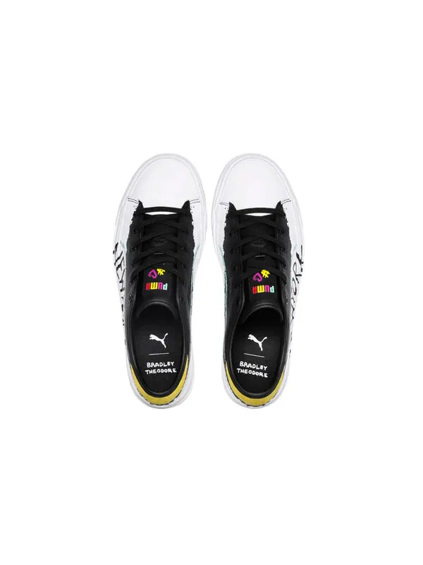 Кроссовки bradley theodore x capri 'white black' Puma — изображение 3 из 4, белый/черный/желтый