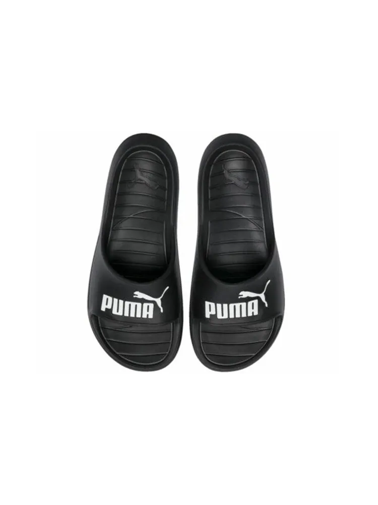 Шлепанцы PUMA Divecat v2 Slide 'Black White' — изображение 4 из 6, черный
