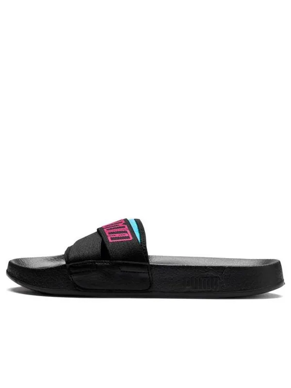 Тапочки leadcat trailblazer slide black/pink Puma — изображение 1 из 4, черный/розовый