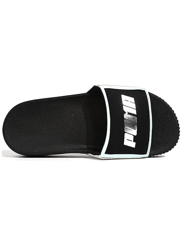 Тапочки platform slide tz metallic wns 'silver' Puma — изображение 3 из 4, черный