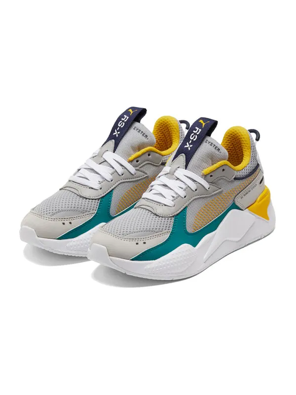 Кроссовки rs-x toys 'grey yellow green' Puma — изображение 3 из 4, серый/желтый/зеленый