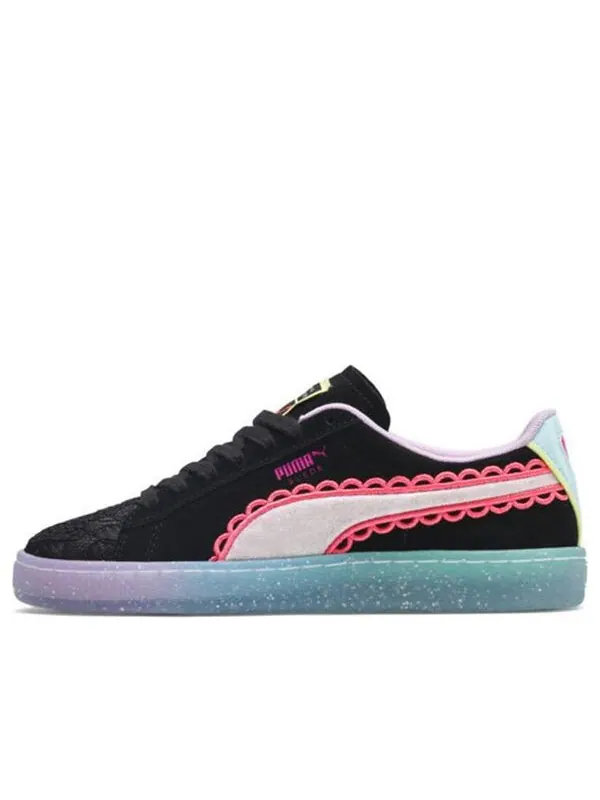Кроссовки sophia webster x suede 'black fiery coral' Puma — изображение 1 из 4, черный/розовый