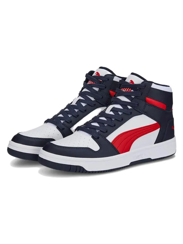 Кроссовки rebound layup 'parisian night high risk red' Puma — изображение 3 из 4, синий/красный/белый