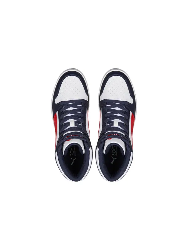 Кроссовки rebound layup 'parisian night high risk red' Puma — изображение 4 из 4, синий/красный/белый