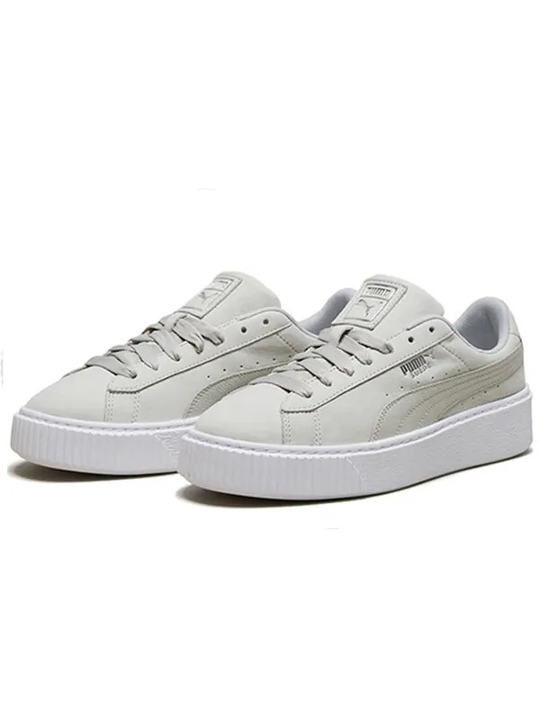Кроссовки platform 'shimmer - grey violet' Puma — изображение 3 из 4, светлый серый