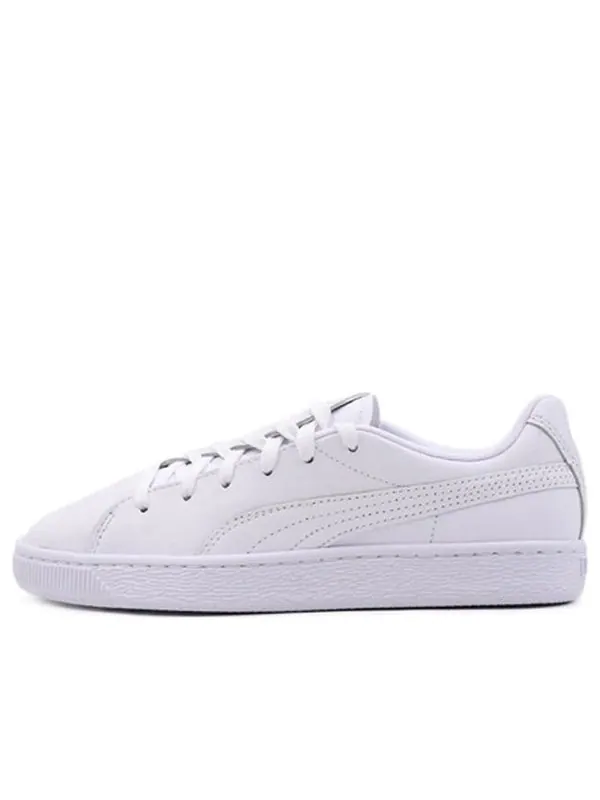 Кроссовки basket crush emboss 'white' Puma — изображение 1 из 4, белый