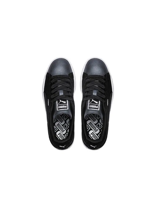 Кроссовки suede shimmer black/grey low board shoes Puma — изображение 3 из 4, черный/серый