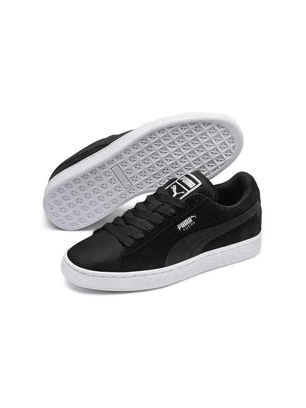 Кроссовки suede shimmer black/grey low board shoes Puma — изображение 4 из 4, черный/серый
