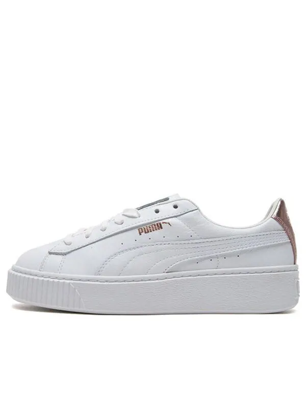 Кроссовки basket platform rgh rose gold Puma — изображение 1 из 4, белый