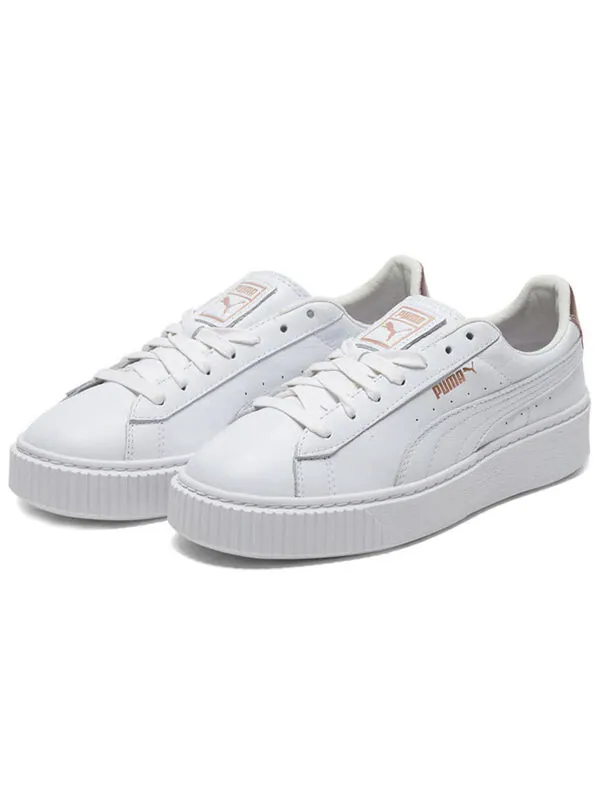 Кроссовки basket platform rgh rose gold Puma — изображение 2 из 4, белый