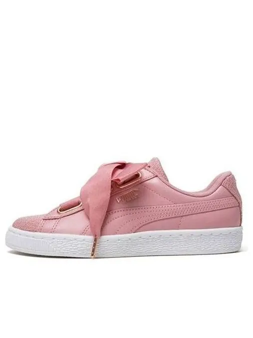 Кроссовки basket heart woven rose wns Puma — изображение 1 из 4, розовый