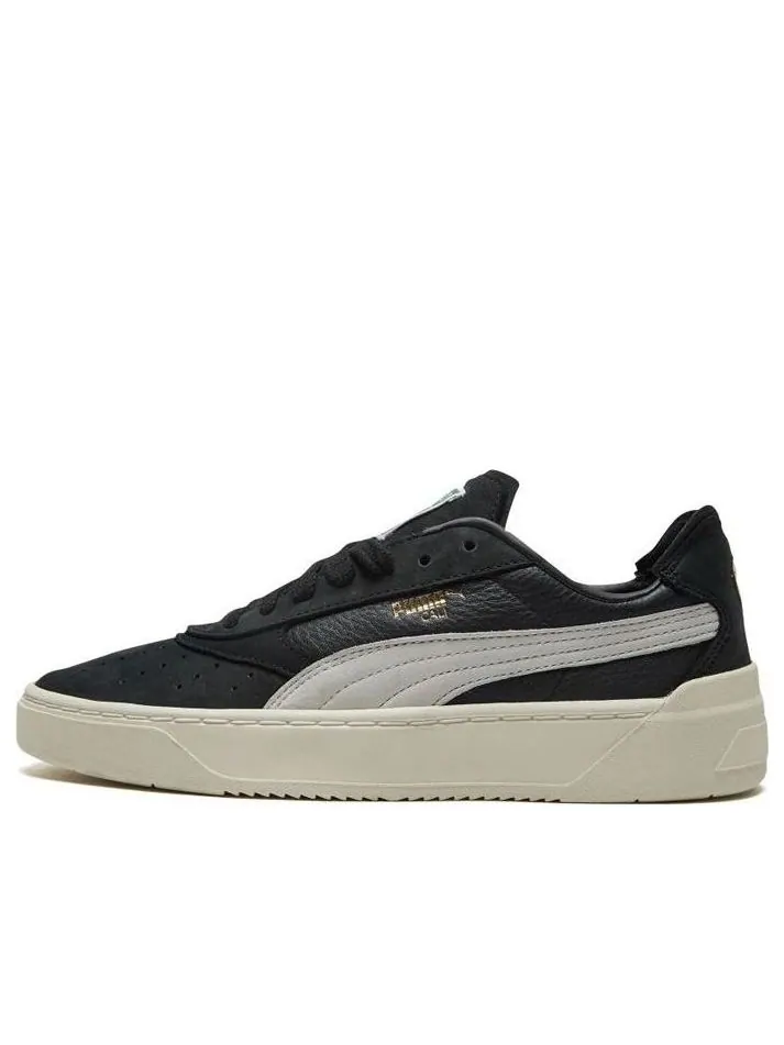 Кеды PUMA Cali-0 Vintage Low Tops Casual Skateboarding Shoes Unisex Black — изображение 1 из 4, черный