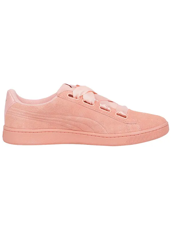 Кроссовки vikky v2 ribbon pink/white Puma — изображение 2 из 4, розовый