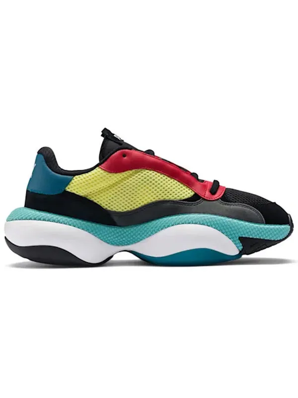 Кроссовки alteration kurve 'black limelight' Puma — изображение 2 из 4, черный