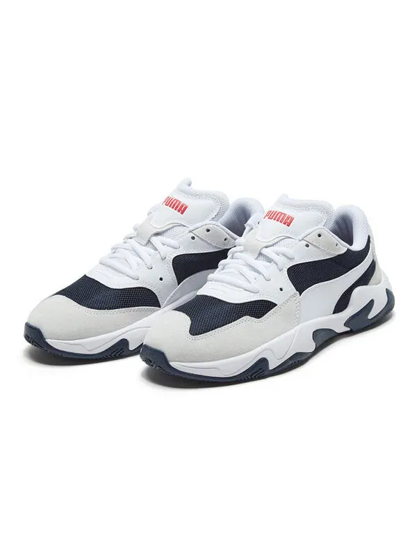 Кроссовки storm adrenaline low white casual sneakers shoes 'black white' Puma — изображение 3 из 4, черный/белый
