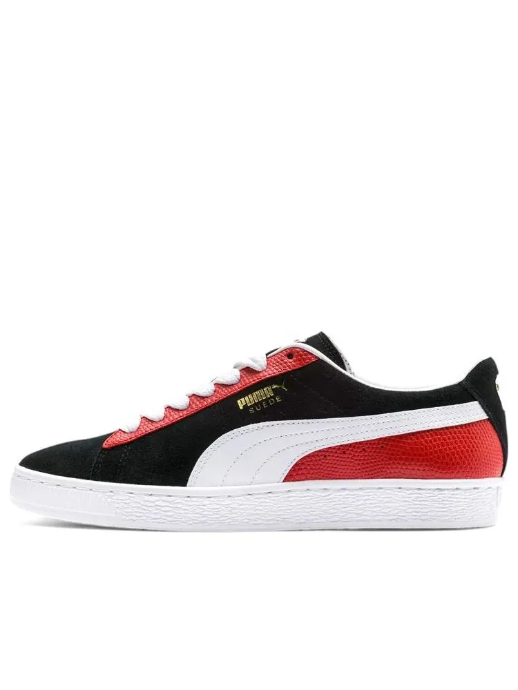 Кеды PUMA Suede Classic Block 'Snakeskin' — изображение 1 из 5, красный